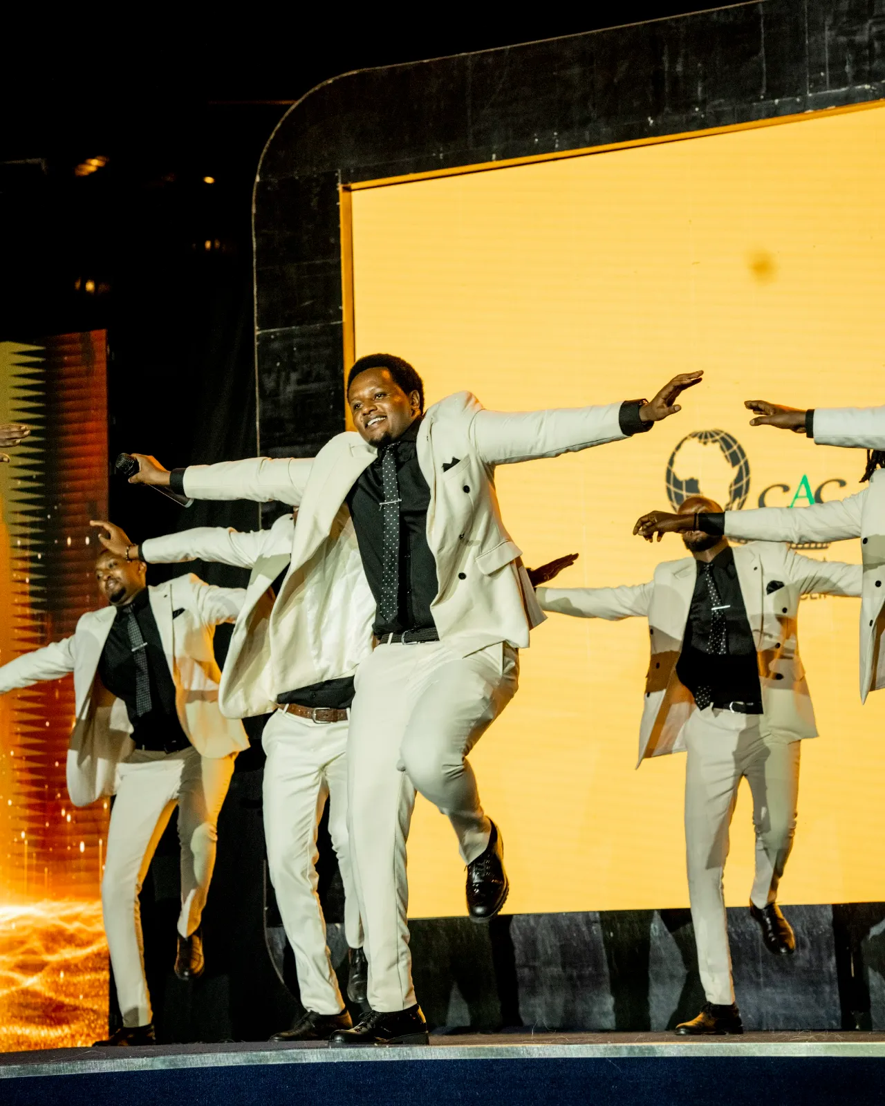 A dance performance during the gala