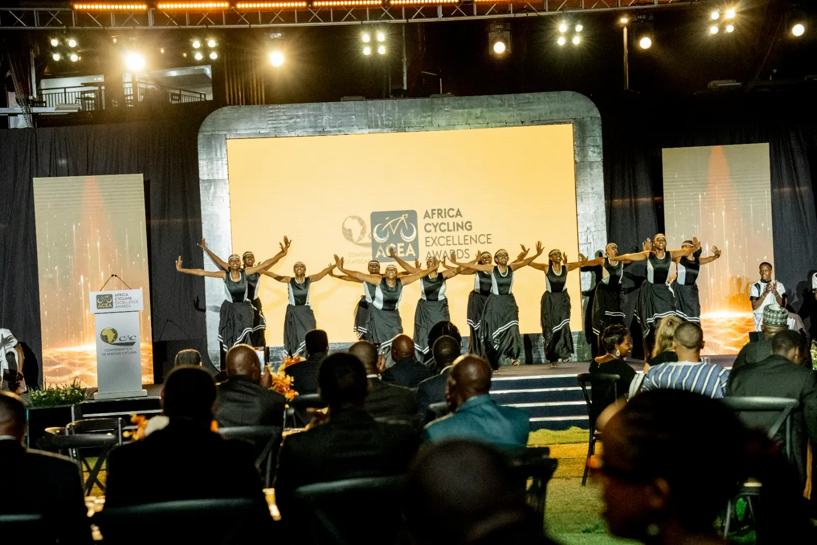 A dance performance on stage
