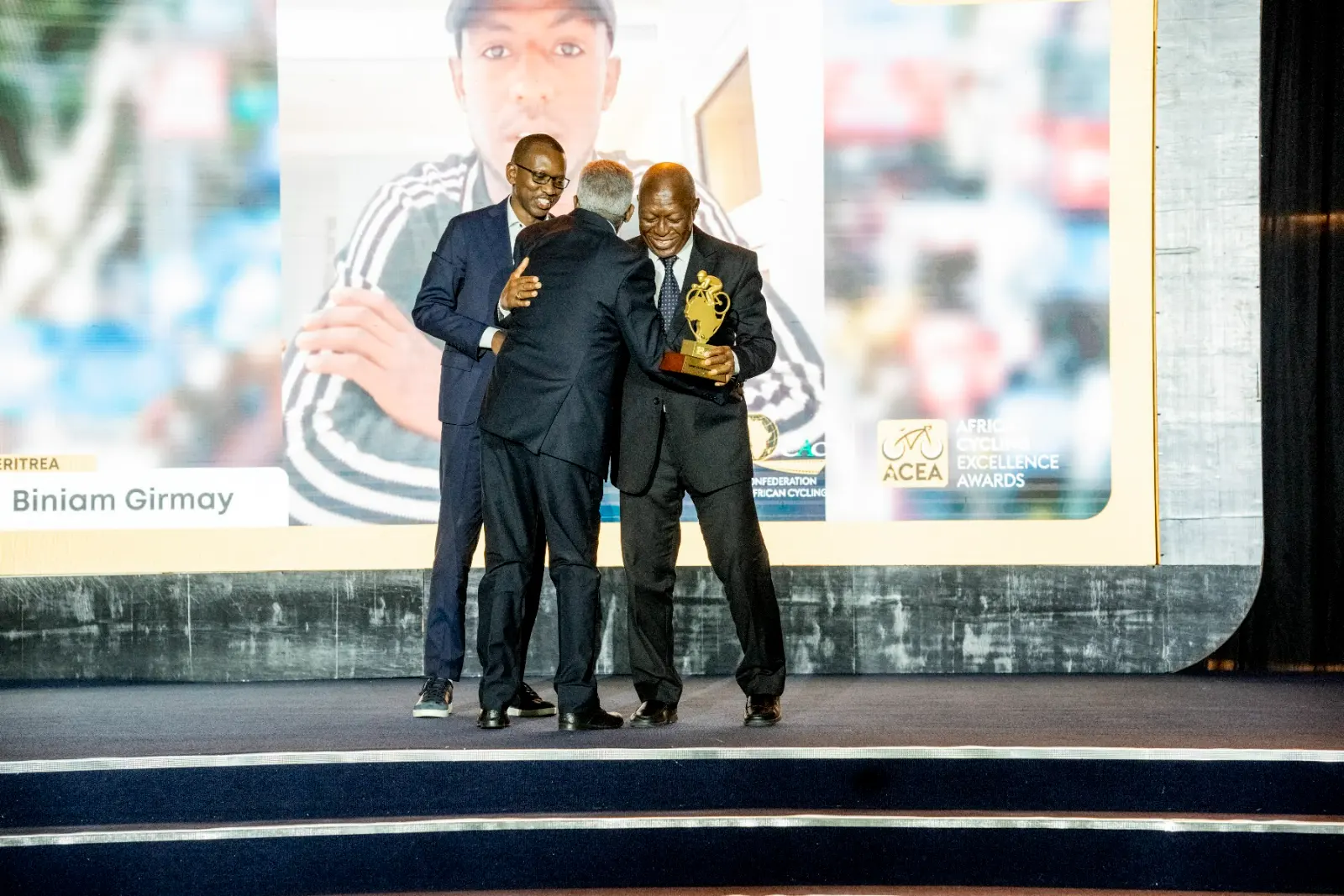 The Men Elite award for Biniam Girmay