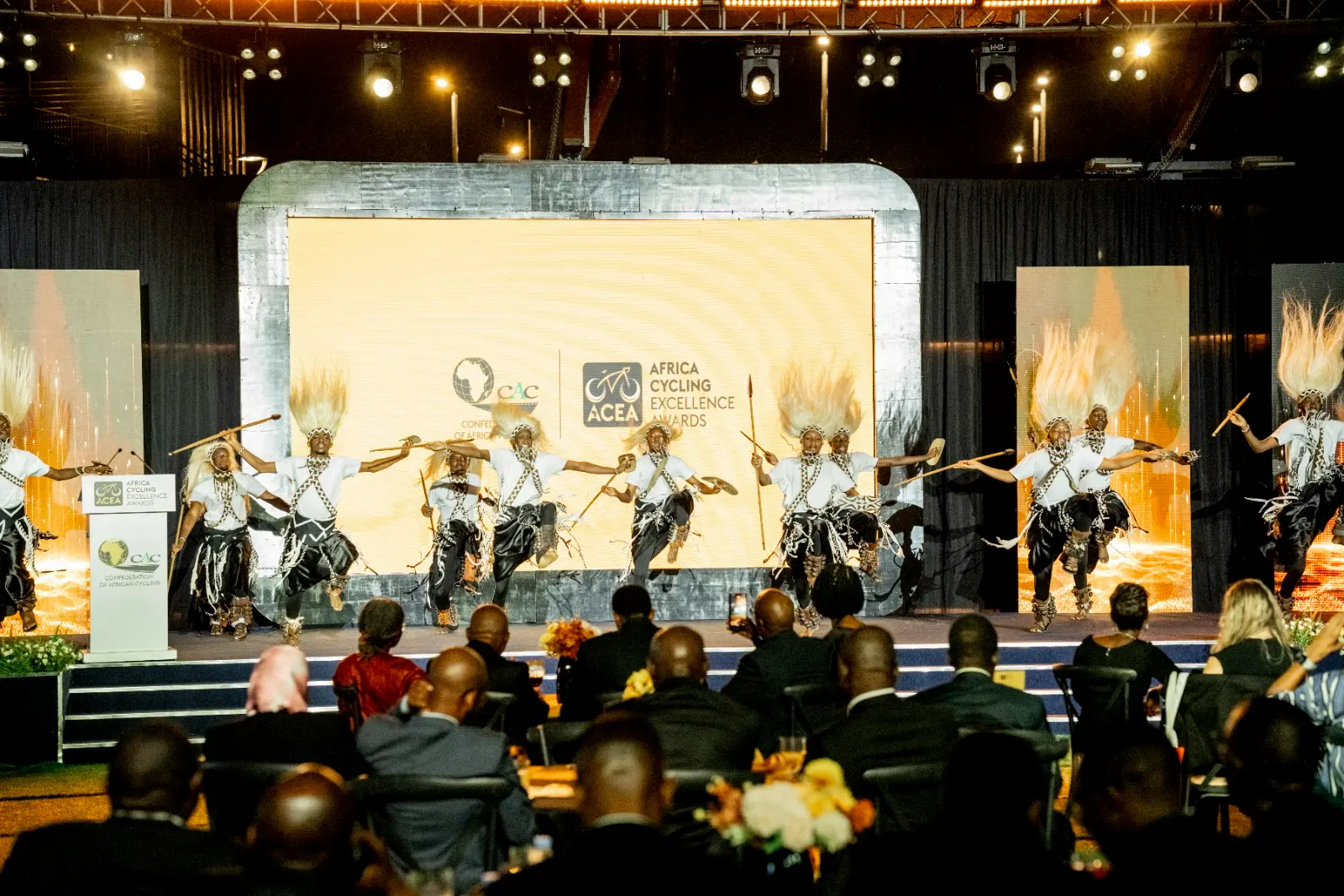 A live performance during the ceremony