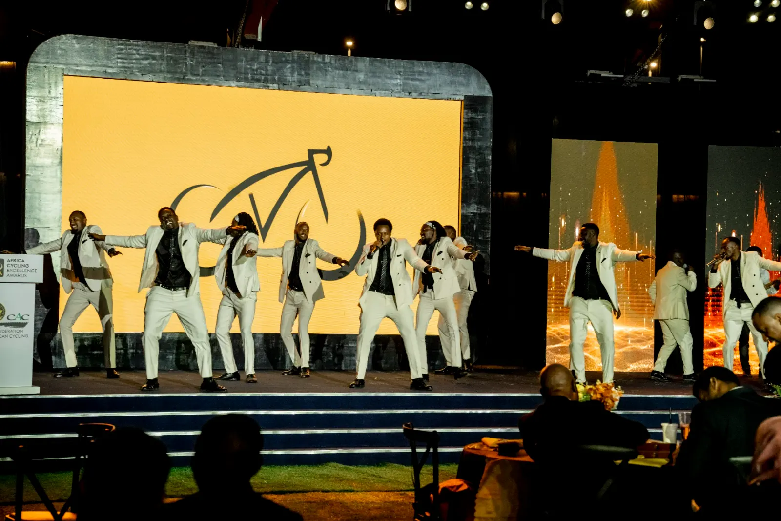 Dancers on stage