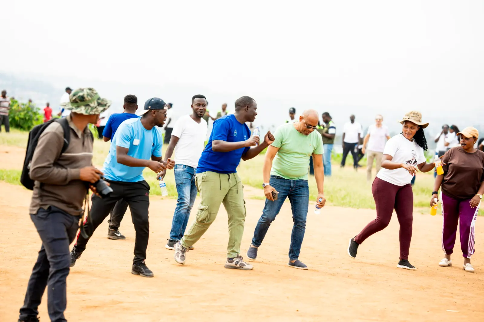 Warming up with the community at Kinyinya Green City