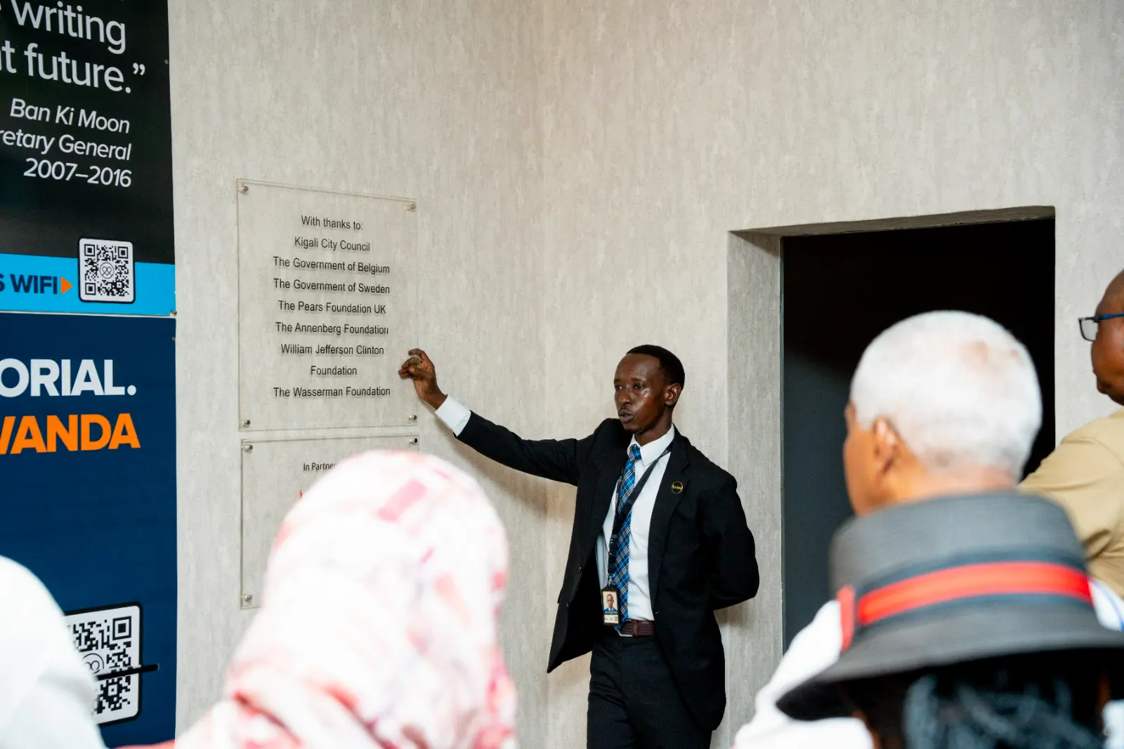 A guided visit of the memorial