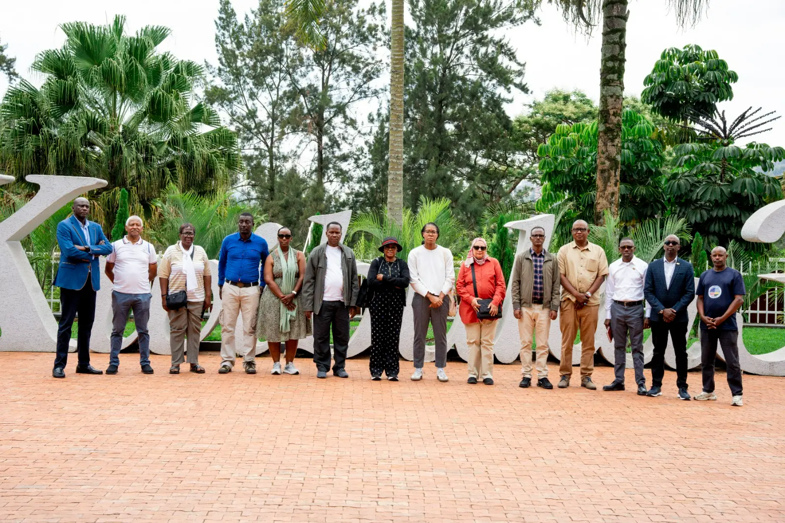 ACEA delegates at the Kigali Genocide Memorial
