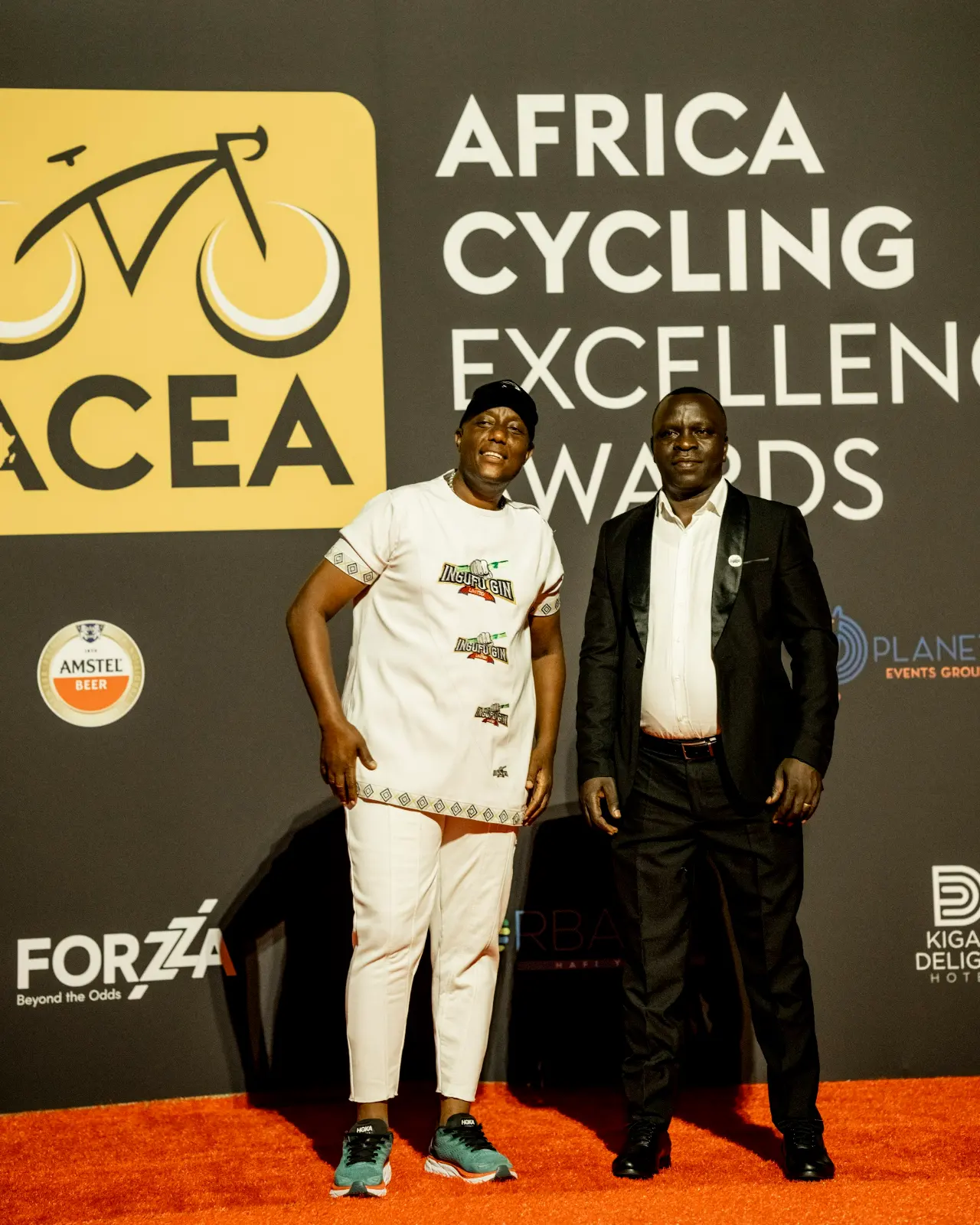 Ingufu Gin representatives on the red carpet