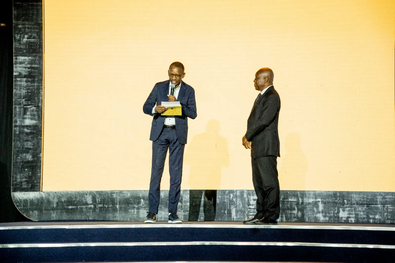 Forzza on stage at the awards ceremony